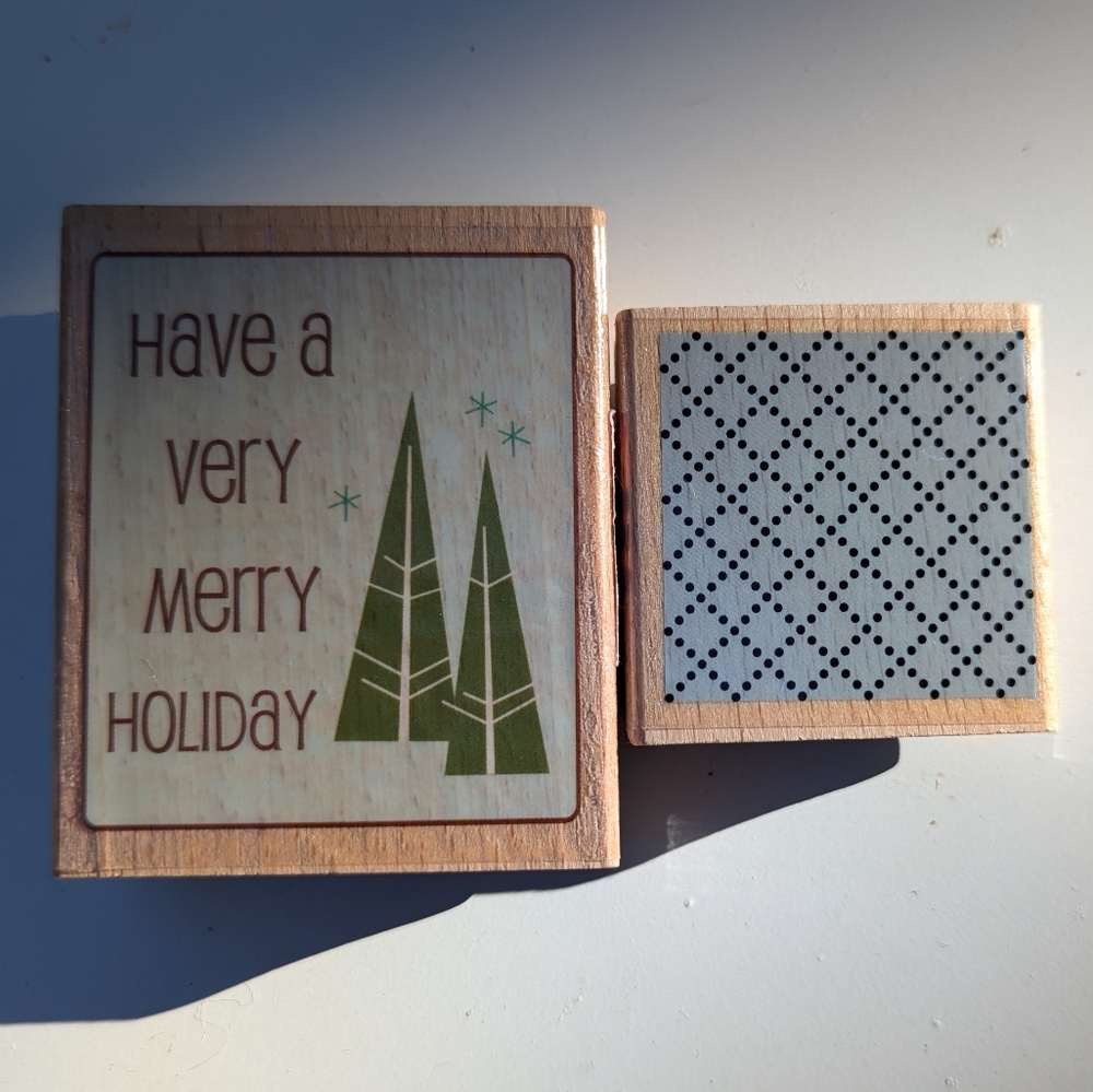 Holiday Rubber Stamps
